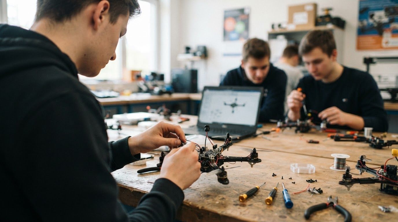 Photo for TÜBİTAK'tan Gençlere Ücretsiz Drone Yapımı Eğitimi